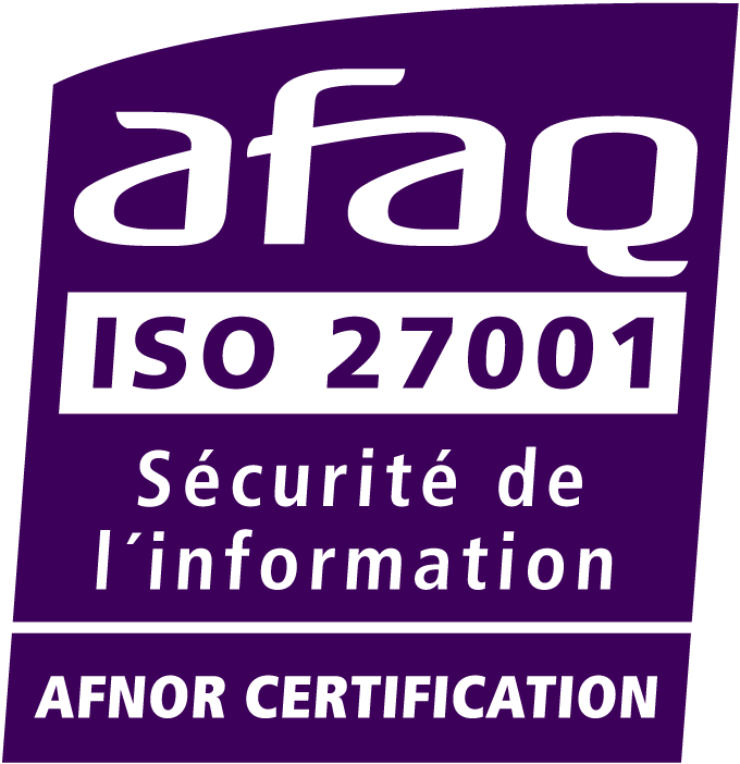 Logo AFAQ ISO 27001 — Sécurité de l'information — AFNOR Certification